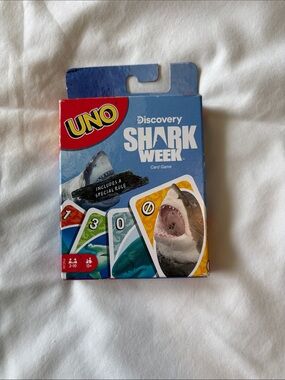 Discovery Shark Week UNO Card Game - discontinued 2024